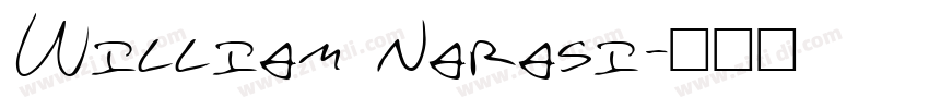 William Narasi字体转换